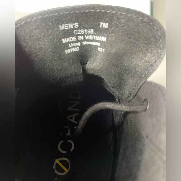 Cole Haan Men's Black 2.Zerogrand Chukka Boot Shoes - Picture 8 of 12